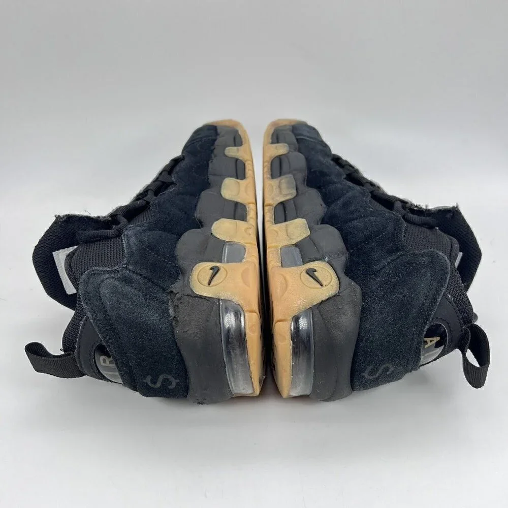 Nike Air Money Black/Black-Gum Light Brown Shoes AQ9350-001 Athletic Youth 5.5Y